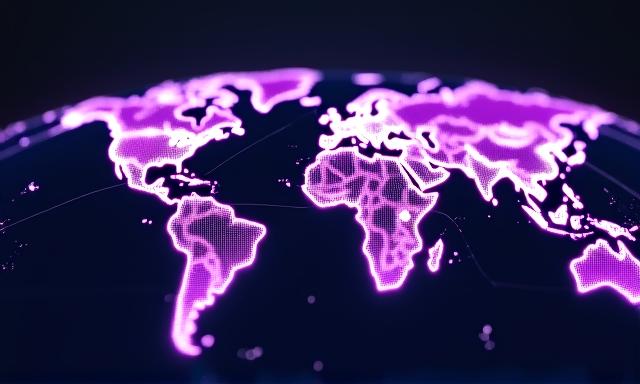 Encrypted logistics map representation
