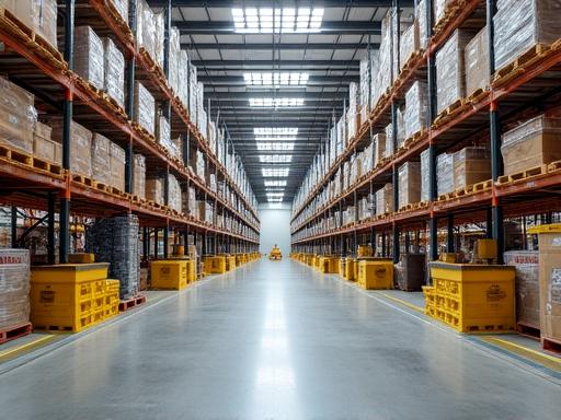 Secure cargo warehouse storage facility